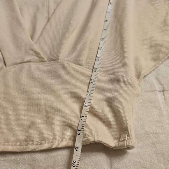 We The Free Cream V-Neck Blouse - Picture 13 of 16